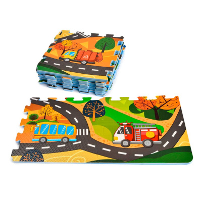 Коврик-пазл Городской мир ЯиГрушка 59855 1